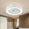 LED Acrylic Round Ceiling Lamp Modern Ceiling Fan Light With Remote Control