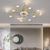 LED Fan Ceiling Light Creative LED Ceiling Chandelier For Living Room