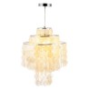 Chandelier Shell Pendant Chrome Craft Bedroom Living Room Dining Room Kitchen Lighting Modern Simple Style