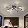 LED Fan Ceiling Light Creative LED Ceiling Chandelier For Living Room