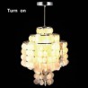 Chandelier Shell Pendant Chrome Craft Bedroom Living Room Dining Room Kitchen Lighting Modern Simple Style