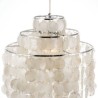 Chandelier Shell Pendant Chrome Craft Bedroom Living Room Dining Room Kitchen Lighting Modern Simple Style