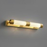 Front Light LED Wall Lamp Brass Acrylic Cylinder Mirror