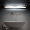 LED Bathroom Mirror Wall Light Cool White Washroon Wall Lamp Stainless Steel