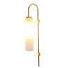 Living Room Hallway Glass Wall Lamp Contemporary Single Light Sconce Lamp