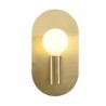 Unique Single Head Sconce Bedroom Living Room Nordic Brass Wall Lamp