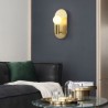 Unique Single Head Sconce Bedroom Living Room Nordic Brass Wall Lamp