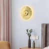 Bedroom Living Room Nordic Brass Wall Lamp Hollow-out Sconce Light