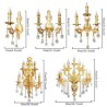 Luxurious Wall Sconce Crystal Drop Lamp Bedside Hallway Lighting European Wall Lamp