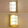 Wooden Wall Light Bedroom Balcony Lighting Creative LED Wall Sconce