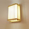 LED Wall Sconce Creative Wooden Wall Light Bedside Hallway Decorative Lighting Fence Design