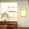 Hotel Room Lighting Simple Rectangle Wall Sconce Creative Wooden Wall Light