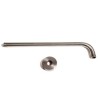 16 "Shower Arm Brushed Nickel Wall Mount Round Shower Arm