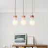 Hanging Glass Pendant Light with Creative Personality