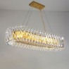 Luxury Glass Pendant Light Chandelier European Style For Villa Restaurant Living Room