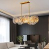 Home Deco Lighting Modern Spark Disc Chandelier Firework Glass Pendant Lamp