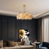 Home Deco Lighting Modern Spark Disc Chandelier Firework Glass Pendant Lamp