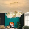 Home Decor Glass Lighting Maple Leaf Pendant Light