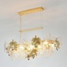 Home Decor Glass Lighting Maple Leaf Pendant Light