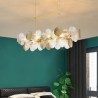 Shell Shape Glass Hanging Lamp Luxury Glass Chandelier Fashion Living Room Lamp