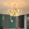 Modern Shell Glass Chandeliers For Dining Room Living Room Bedroom