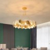 Modern Shell Glass Chandeliers For Dining Room Living Room Bedroom