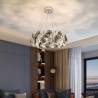 Modern Minimalist Pendant Lamp With Light Luxury Glass Chandelier For Living Dining Room