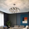 Modern Minimalist Pendant Lamp With Light Luxury Glass Chandelier For Living Dining Room