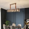 Luxury Hanging Lighting Fixture For Dining Living Room Modern Glass Pendant Lighting