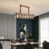 Luxury Hanging Lighting Fixture For Dining Living Room Modern Glass Pendant Lighting