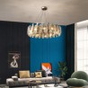 Luxury Hanging Lamp European Glass Pendant Light For Living Room Bedroom