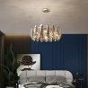 Luxury Hanging Lamp European Glass Pendant Light For Living Room Bedroom