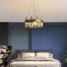 Luxury European Style Glass Chandelier Pendant Light For Villa Restaurant Living Bedroom