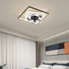 For Bedroom Dining Room, Modern Decorative LED Ceiling Fan Lamp With Remote Control