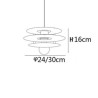 Restaurant Study Room Acrylic Hanging Light Nordic Pendant Light Post-Modern Decoration