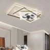 For Bedroom Dining Room, Modern Decorative LED Ceiling Fan Lamp With Remote Control