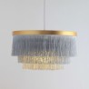 Warm Romantic Tassel Chandeliers Creative Bedroom Hanging Lamp Nordic Decorative Pendant Light