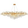 Gold Modern Ceiling Hanging Lamp Luxury LED Crystal Chandeliers For Dining Living Room