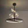 Chandeliers Glass Bubble Pendant Light For Living Room Modern Hanging Light Fixture