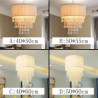 Jellyfish Shells Pendant Light Lighting With Cylinder Lamp Shade