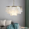 Pendant Light With European Seashells For Dining Room And Living Room