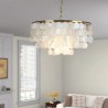 Pendant Light With European Seashells For Dining Room And Living Room