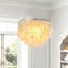 Pendant Light Chandeliers For Bedroom Living Room Modern White Shell Ceiling Light Fixture