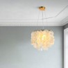 Pendant Light Chandeliers For Bedroom Living Room Modern White Shell Ceiling Light Fixture