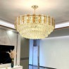 Crystal Ceiling Light For Living Room Hotel Lobby Luxury European Pendant Light