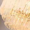 Pendant Light With Crystal Round Coral For Living Room Dining Room