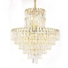 Elegant Crystal Round Pendant Lighting Fixture for Living Room Hotel