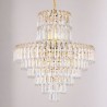 Elegant Crystal Round Pendant Lighting Fixture for Living Room Hotel