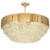 Crystal Round Hanging Ceiling Light Modern Pendant Light for Living Room Hotel