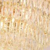 Crystal Round Hanging Ceiling Light Modern Pendant Light for Living Room Hotel